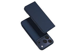 Dux Ducis iPhone 18 Pro Max / iPhone 17 Pro Max hoesje - Slim bookcase - Blauw