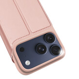 iPhone 18 Pro Max / iPhone 17 Pro Max hoesje Slim Bookcase - Lichtroze