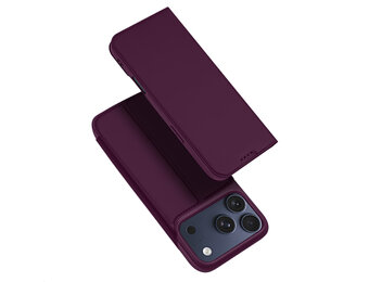 Dux Ducis iPhone 18 Pro Max / iPhone 17 Pro Max hoesje - Slim bookcase - Burgundy