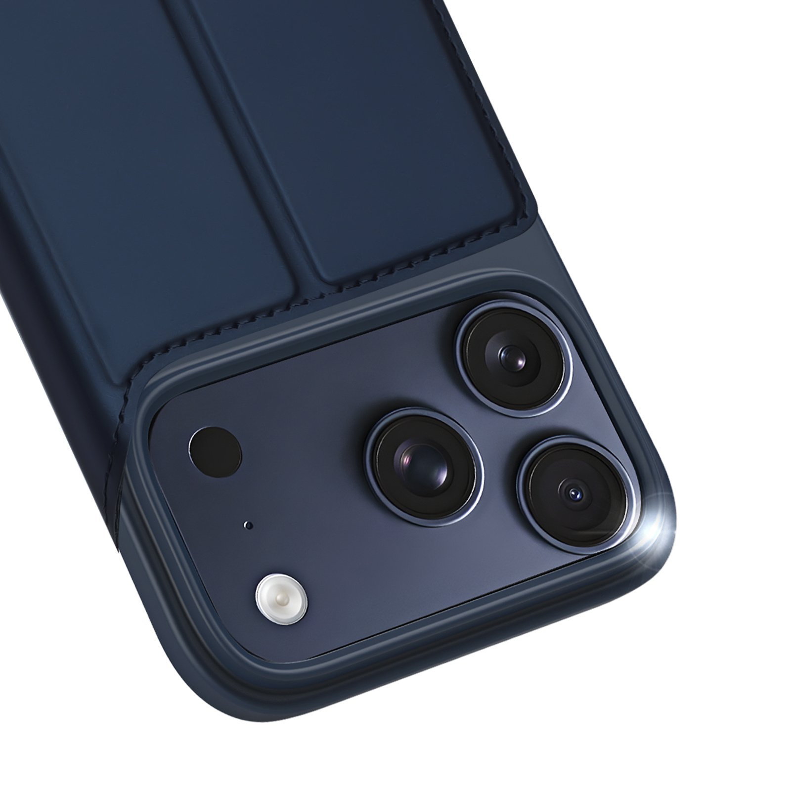 iPhone 18 Pro / iPhone 17 Pro hoesje Slim Bookcase - Blauw