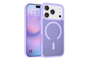 Casety iPhone 18 Pro / iPhone 17 Pro hoesje - slanke backcover met MagSafe ondersteuning - Lila
