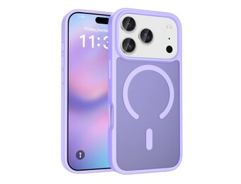 Casety iPhone 18 Pro / iPhone 17 Pro hoesje - slanke backcover met MagSafe ondersteuning - Lila