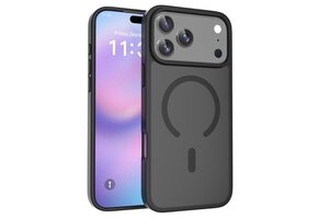 Casety iPhone 18 Pro Max / iPhone 17 Pro Max hoesje - slanke backcover met MagSafe ondersteuning - Zwart