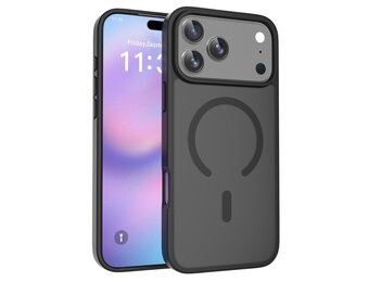Casety iPhone 18 Pro Max / iPhone 17 Pro Max hoesje - slanke backcover met MagSafe ondersteuning - Zwart