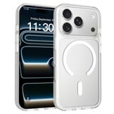 iPhone 18 Pro Max / iPhone 17 Pro Max backcover hoesje - Magnetic Case met MagSafe Ondersteuning - Schokbestendig PC + TPU - Camera Bescherming - Transparant