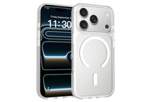 Casety iPhone 18 Pro Max / iPhone 17 Pro Max hoesje - slanke backcover met MagSafe ondersteuning - Transparant