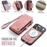 iPhone 18 Pro Max / iPhone 17 Pro Max afneembare 2 in 1 portemonnee hoes & backcover - Lichtroze