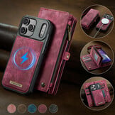 iPhone 18 Pro Max / iPhone 17 Pro Max afneembare 2 in 1 portemonnee hoes & backcover - Rood