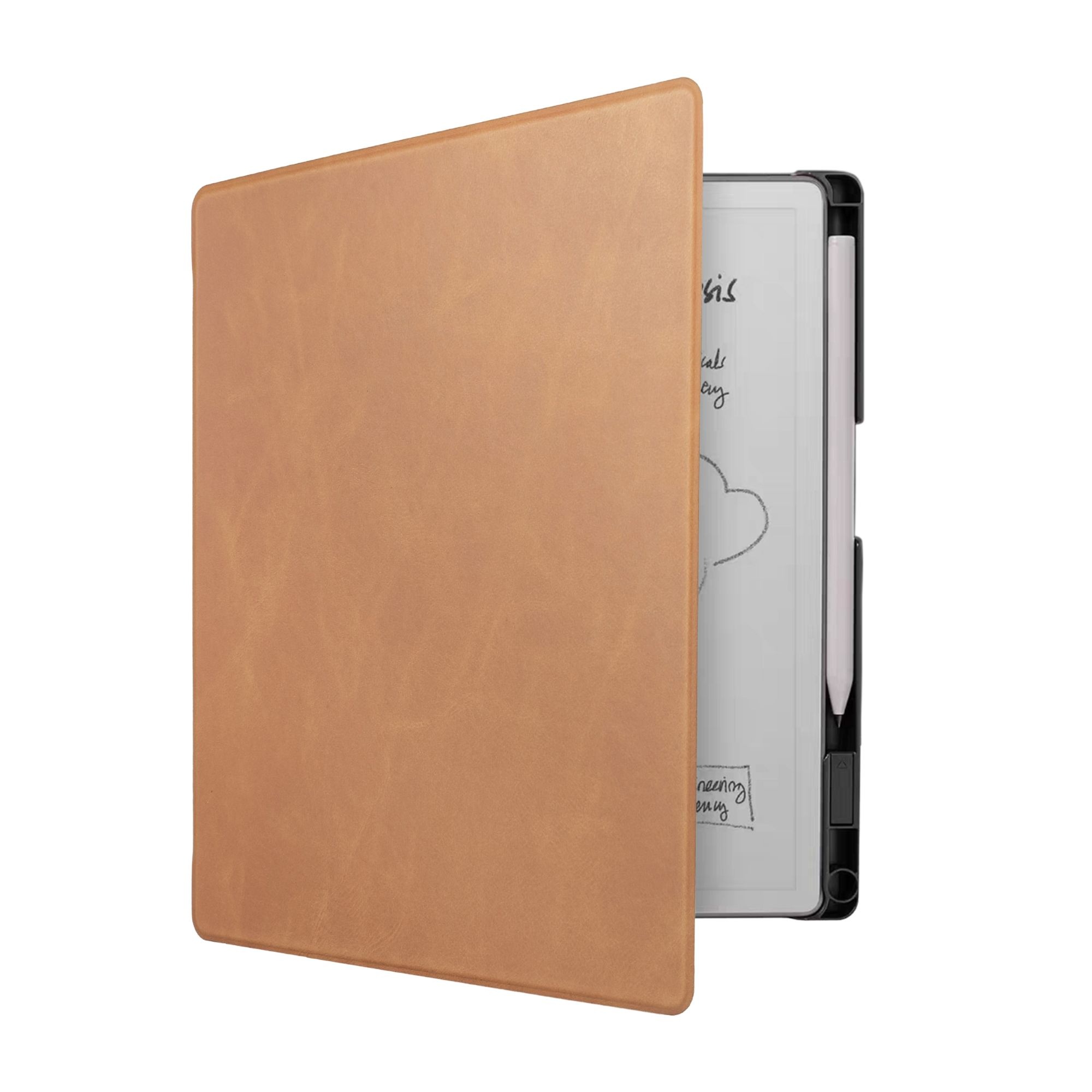 ReMarkable Paper Pure book folio echt leren cover hoes - Cognac