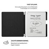 ReMarkable Paper Pure book folio sleepcover PU leren hoes met stylushouder en auto-wake - Zwart
