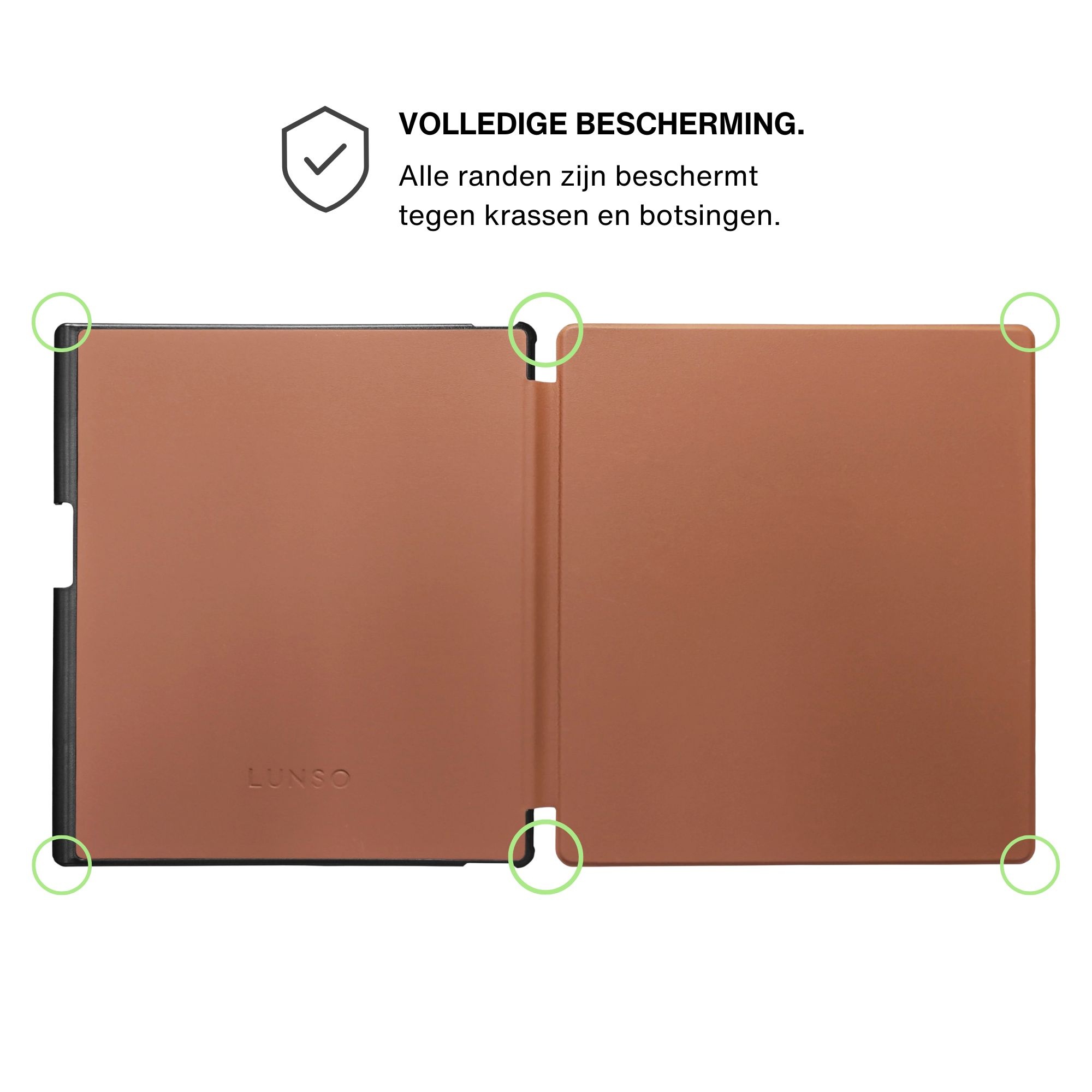 ReMarkable Paper Pure book folio sleepcover PU leren hoes met stylushouder en auto-wake - Bruin