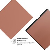 ReMarkable Paper Pure book folio sleepcover PU leren hoes met stylushouder en auto-wake - Bruin