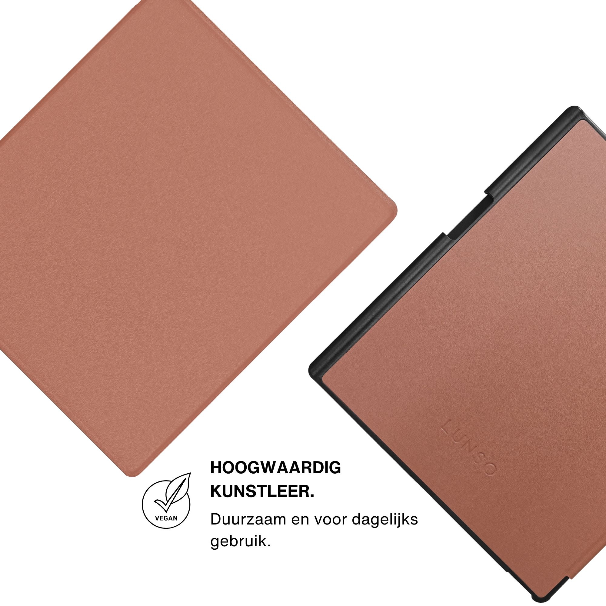 ReMarkable Paper Pure book folio sleepcover PU leren hoes met stylushouder en auto-wake - Bruin