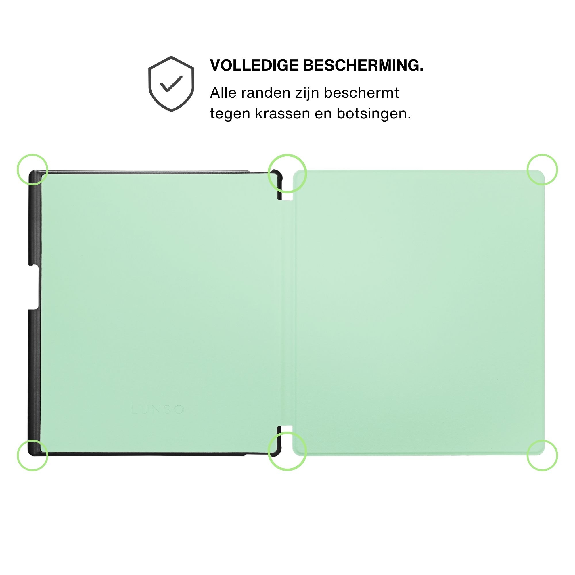 ReMarkable Paper Pure book folio sleepcover PU leren hoes met stylushouder en auto-wake - Groen