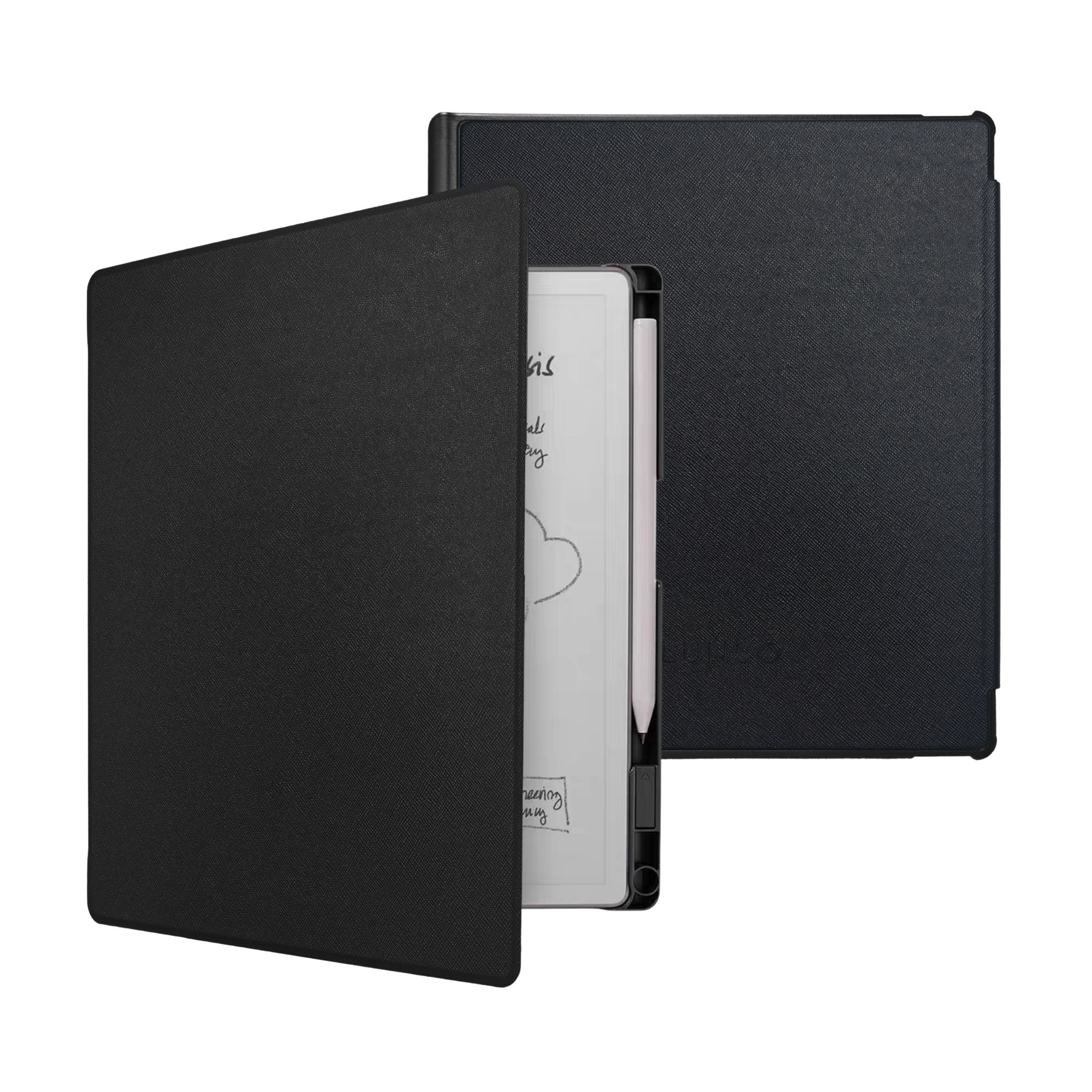 ReMarkable Paper Pure hoes Vegan Saffiano leren sleepcover - Zwart
