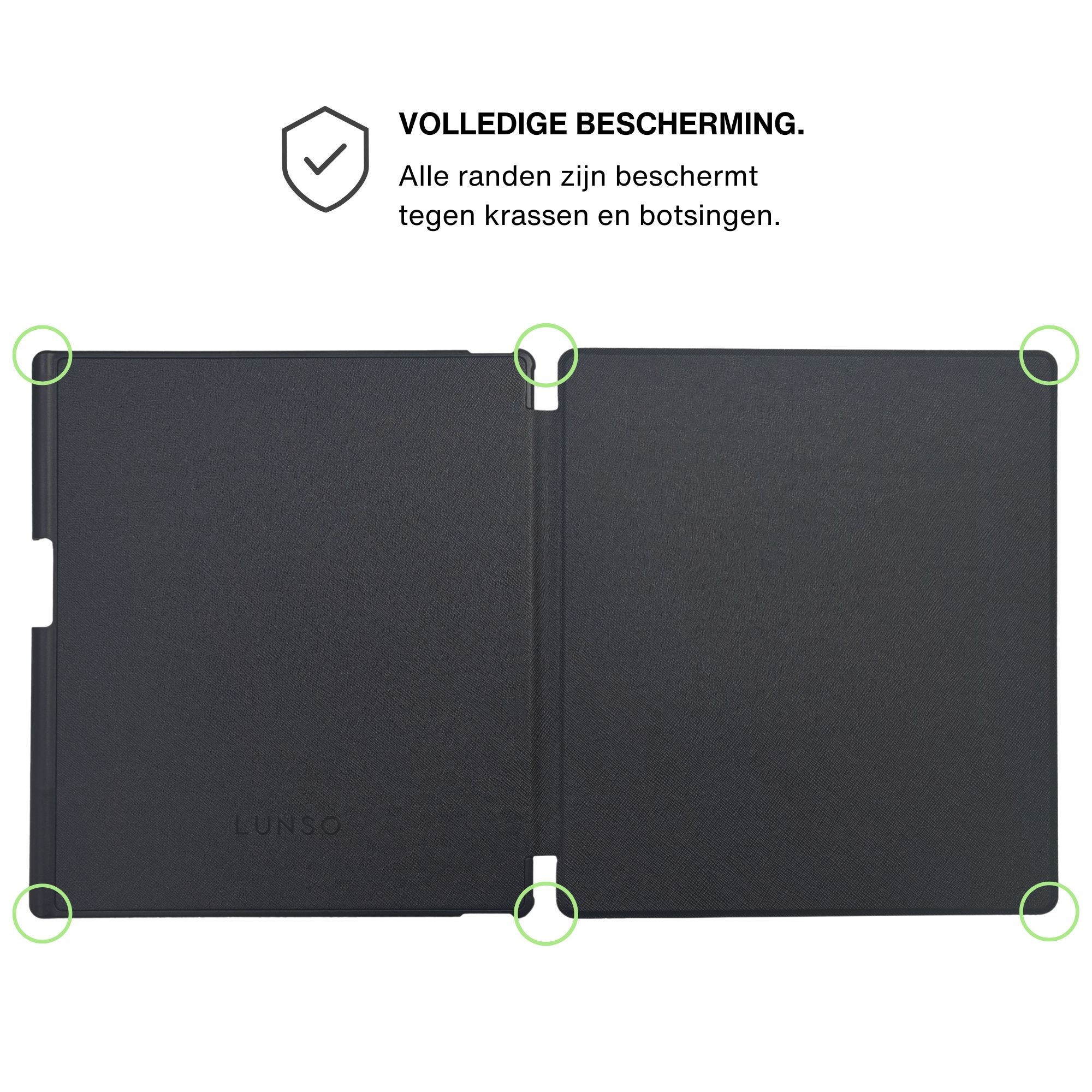 ReMarkable Paper Pure hoes Vegan Saffiano leren sleepcover - Zwart