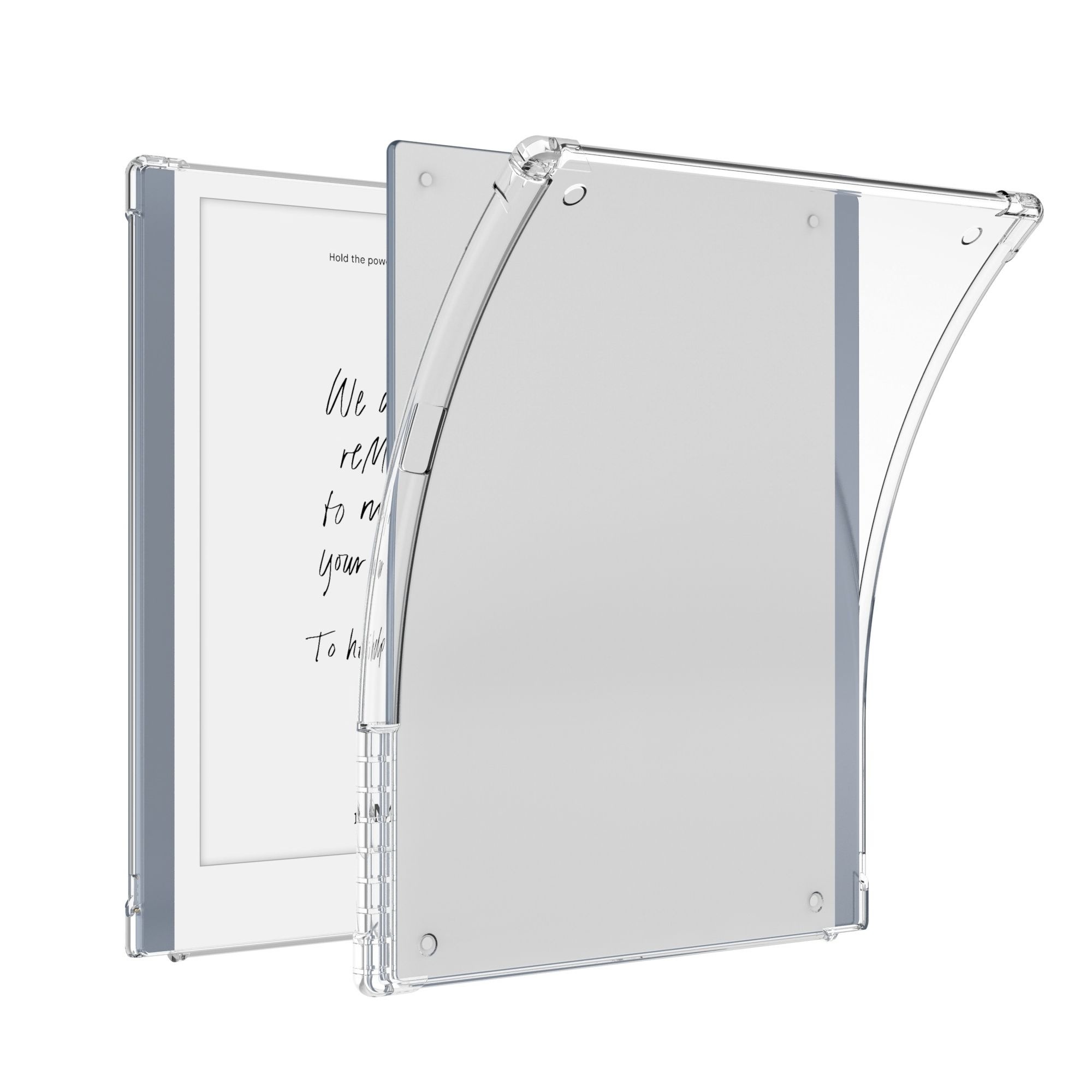 ReMarkable 2 hoes (10.3 inch) - TPU Backcover - Transparant
