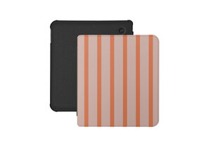 Lunso Kobo Libra Colour hoesje (7 inch) - Vegan Saffiano Leren Sleep Cover - Tangerine Blush