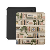 Kobo Libra Colour Hoesje - Vegan Saffiano Leren Sleep Cover - Met Handband en Auto Wake/Sleep - Libris