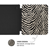 Kobo Libra Colour Hoesje - Vegan Saffiano Leren Sleep Cover - Met Handband en Auto Wake/Sleep - Untamed