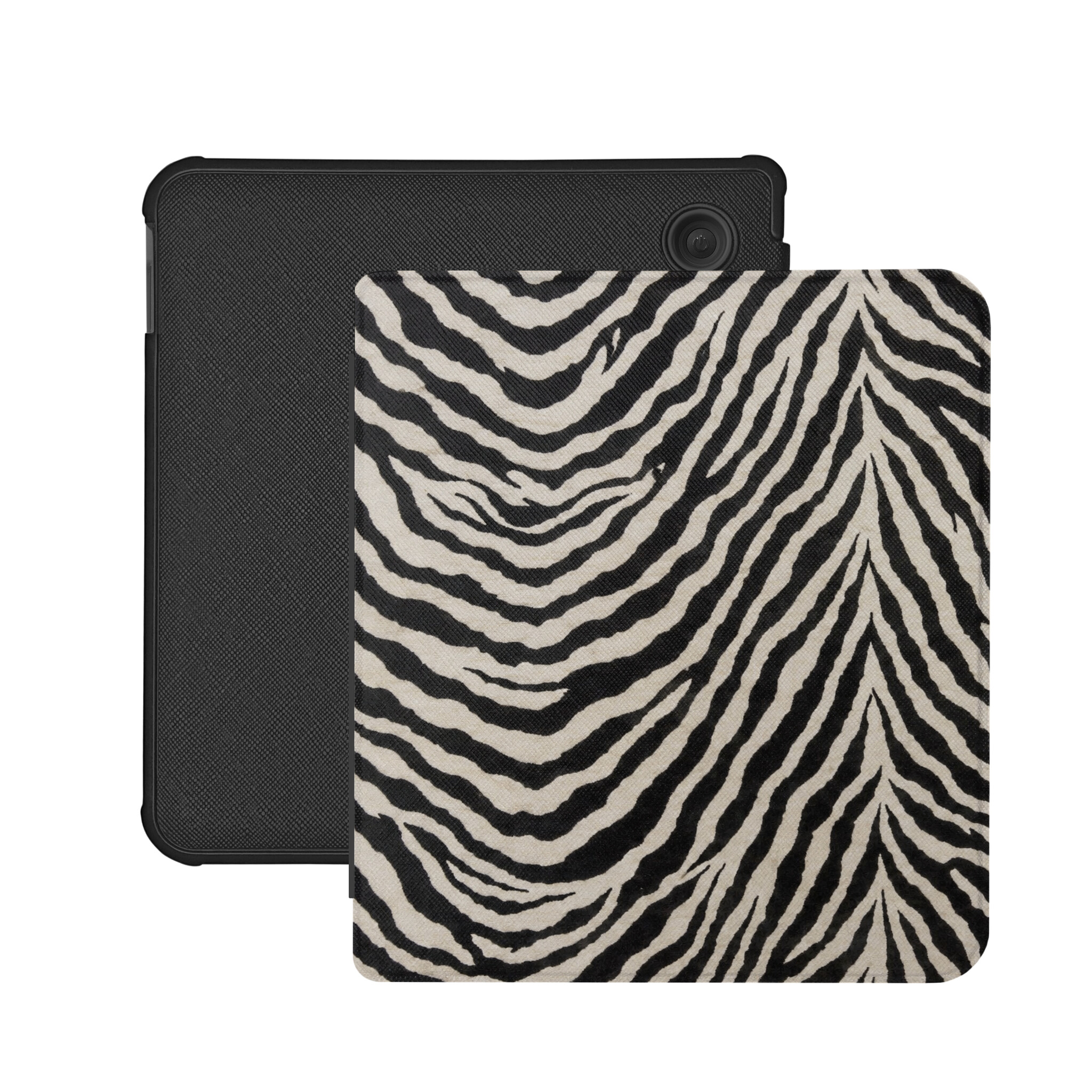 Kobo Libra Colour Hoesje - Vegan Saffiano Leren Sleep Cover - Met Handband en Auto Wake/Sleep - Untamed