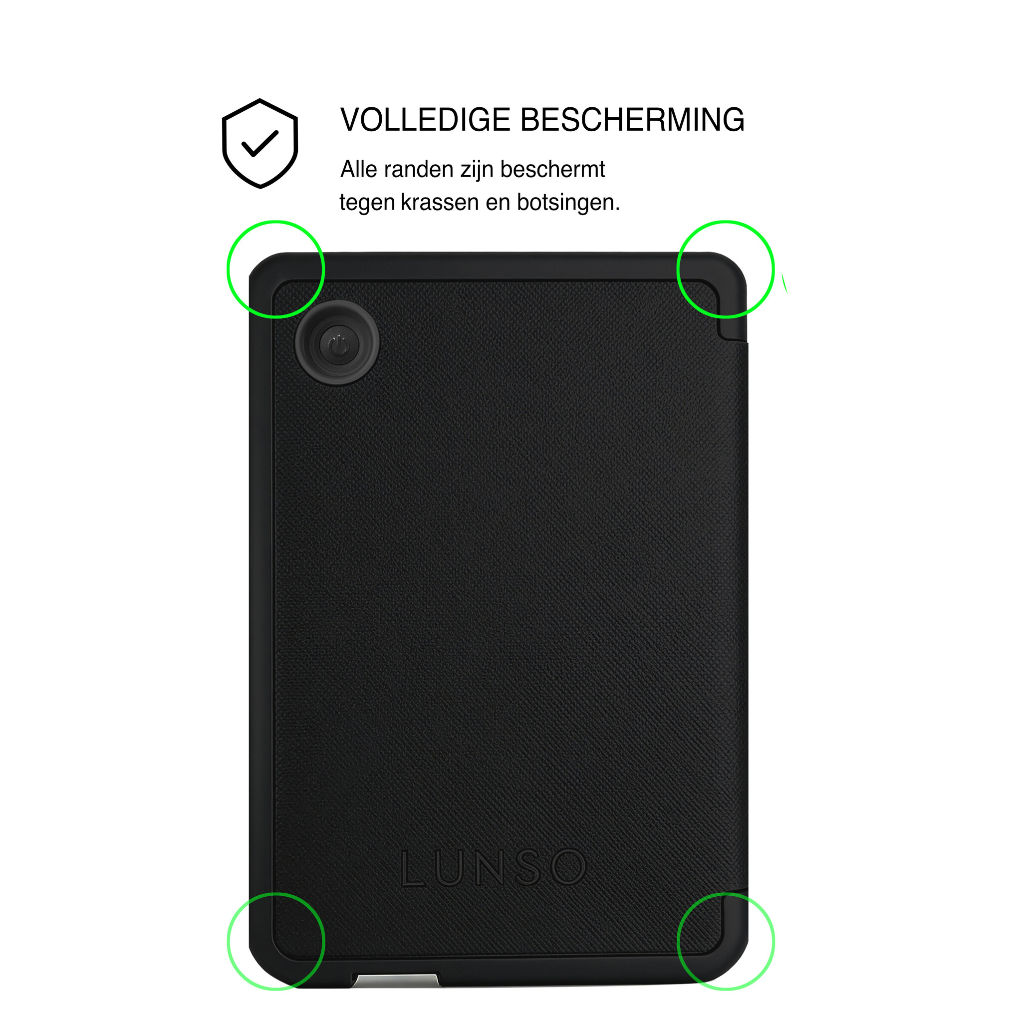 Kobo Clara BW / Clara Colour Hoesje - Vegan Saffiano Leren Sleep Cover - Met Handband en Auto Wake/Sleep - Café au Lait