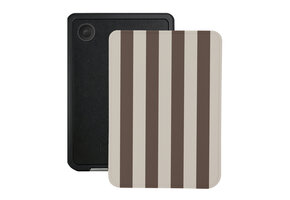 Lunso Kobo Clara BW / Clara Colour hoesje (6 inch) - Vegan Saffiano Leren Sleep Cover - Café au Lait