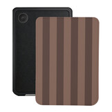 Kobo Clara BW / Clara Colour Hoesje - Vegan Saffiano Leren Sleep Cover - Met Handband en Auto Wake/Sleep - Espresso
