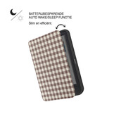 Kobo Clara BW / Clara Colour Hoesje - Vegan Saffiano Leren Sleep Cover - Met Handband en Auto Wake/Sleep - Sunday Brunch