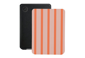 Lunso Kobo Clara BW / Clara Colour hoesje (6 inch) - Vegan Saffiano Leren Sleep Cover - Tangerine Blush