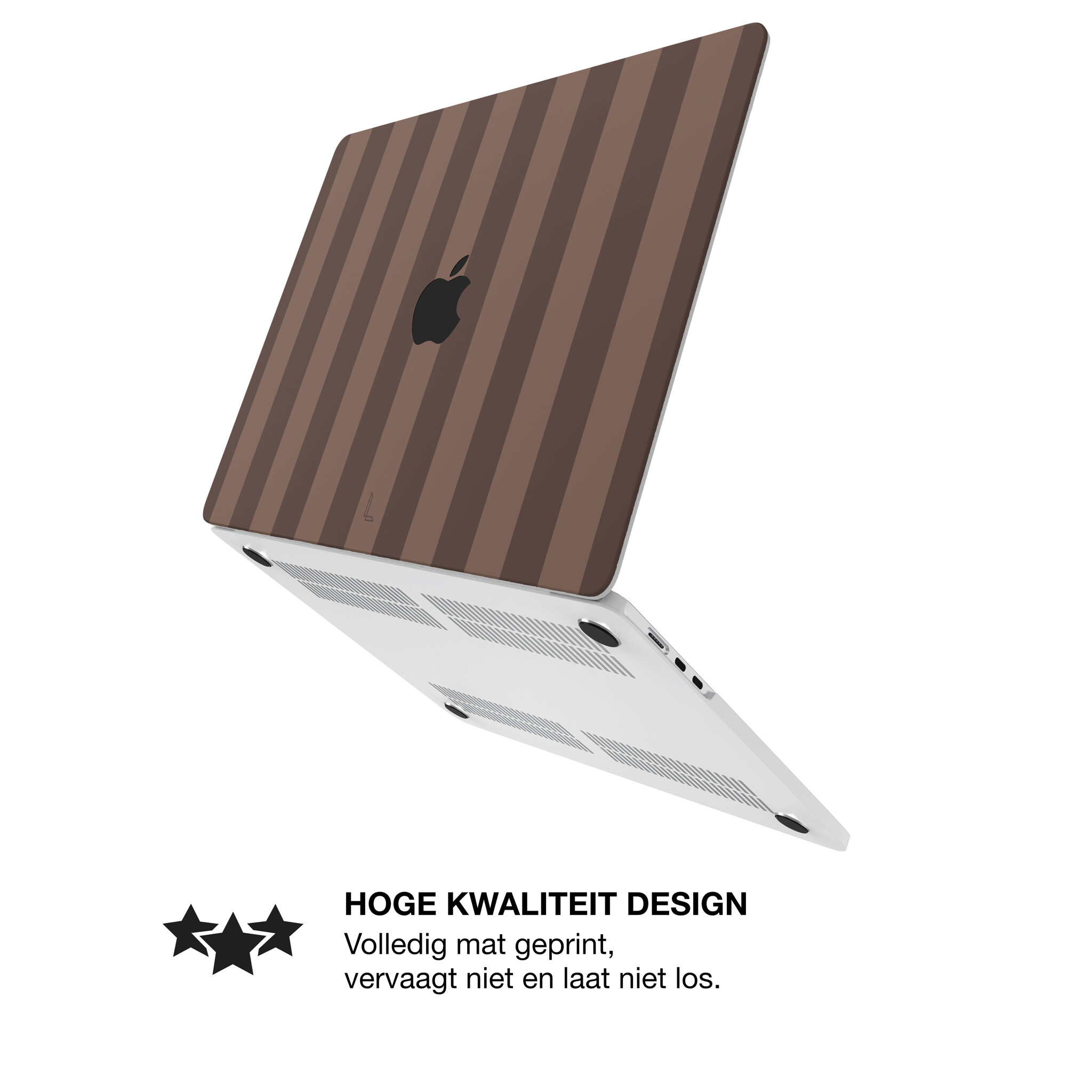 MacBook Air 13 inch (2022-2026) cover hoes case - Espresso