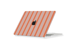 Lunso MacBook Air 13 inch (2022-2026) cover hoes - case - Tangerine Blush