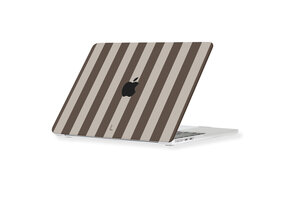 Lunso MacBook Pro 14 inch (2021-2026) cover hoes - case - Café au Lait