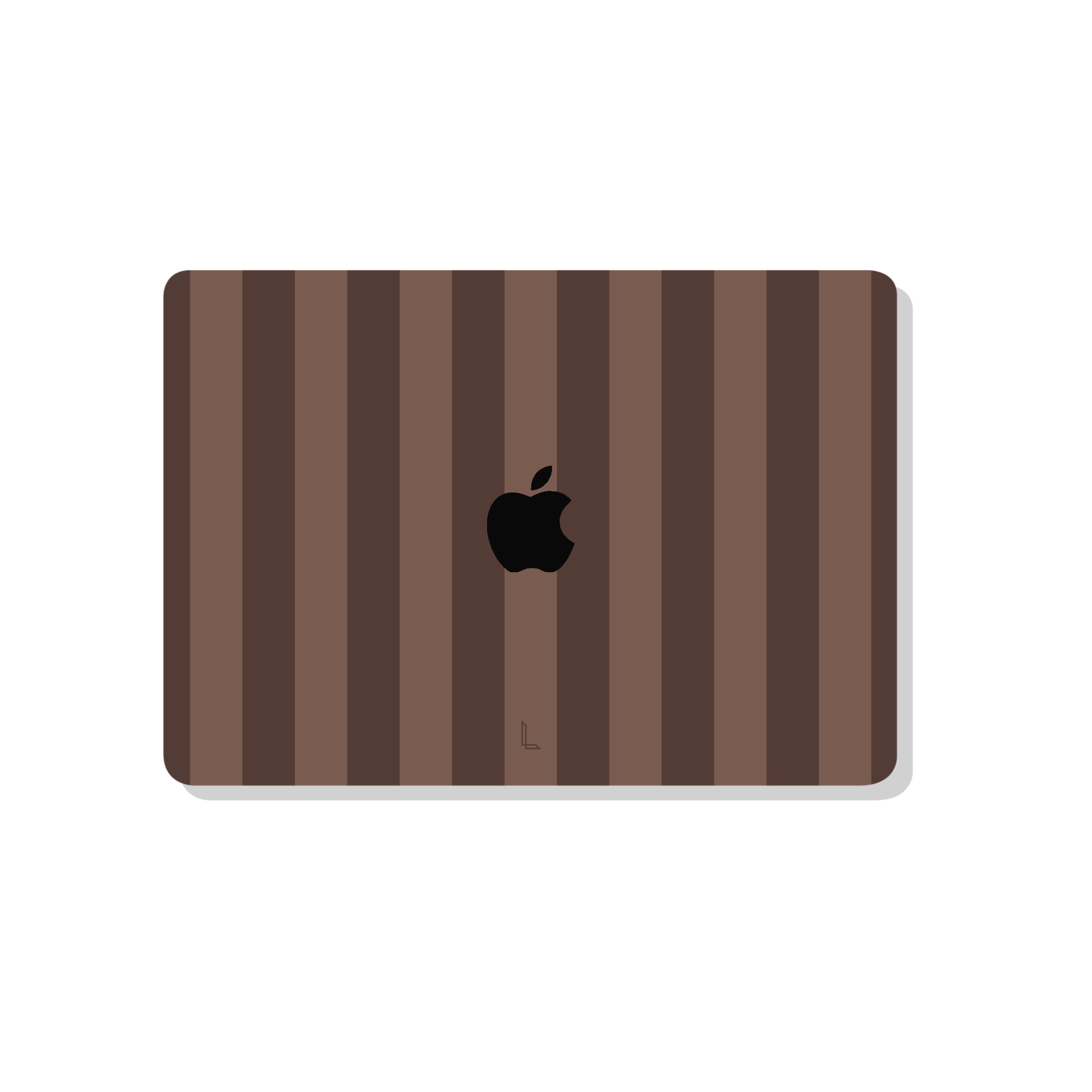 MacBook Pro 14 inch (2021-2026) cover hoes - Espresso
