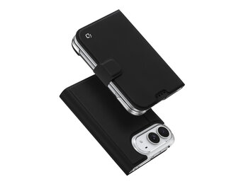 Dux Ducis iPhone Duo - Slim bookcase hoesje - Zwart
