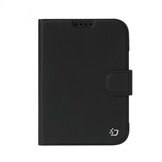 iPhone Duo hoesje - Slim bookcase met pasjeshouder en standaard - Zwart