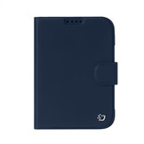 iPhone Duo hoesje - Slim bookcase met pasjeshouder en standaard - Blauw