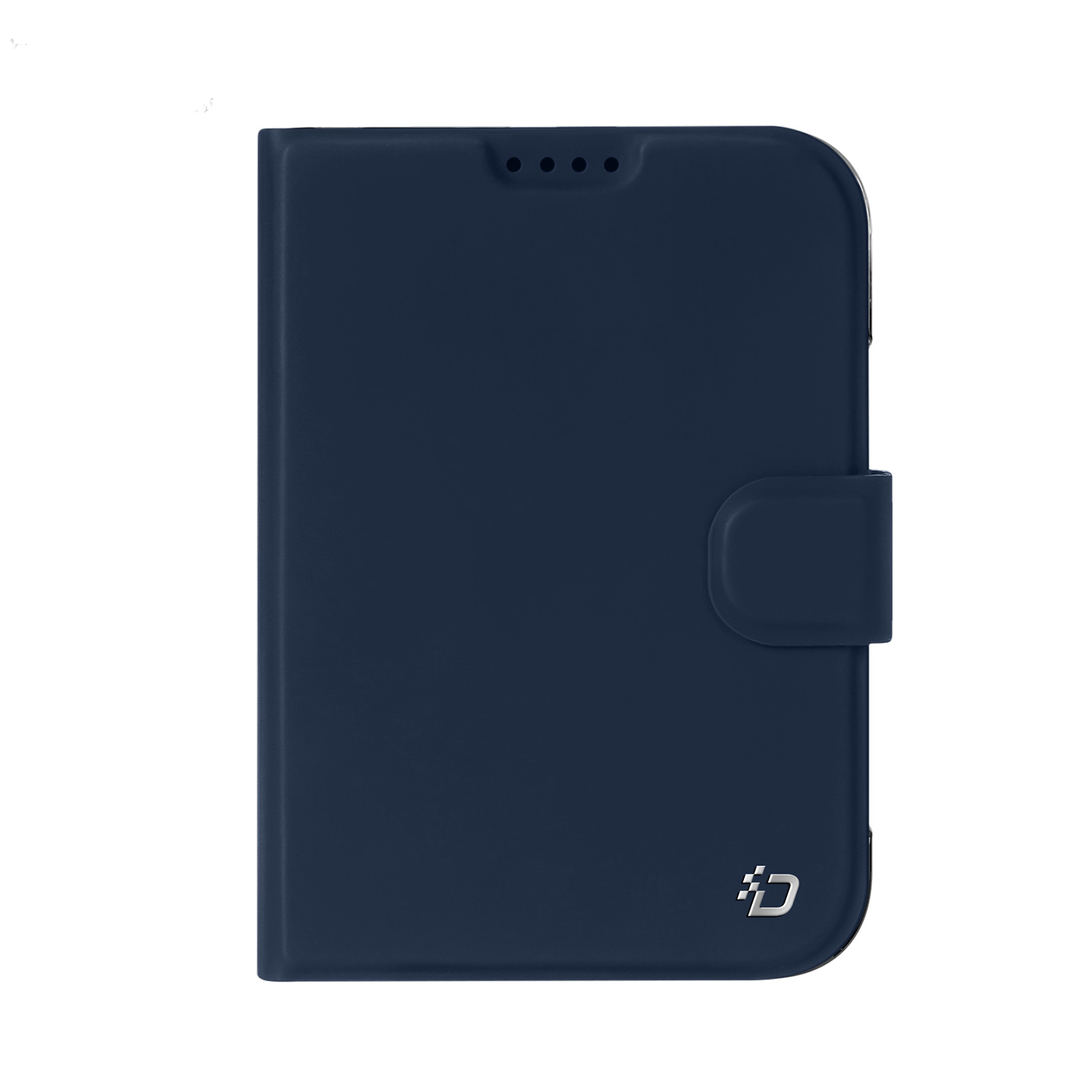iPhone Duo hoesje - Slim bookcase met pasjeshouder en standaard - Blauw