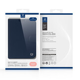 iPhone Duo hoesje - Slim bookcase met pasjeshouder en standaard - Blauw