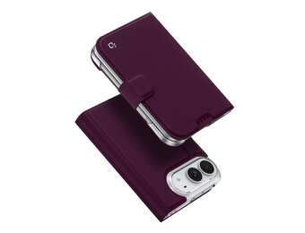 Dux Ducis iPhone Duo - Slim bookcase hoesje - Burgundy