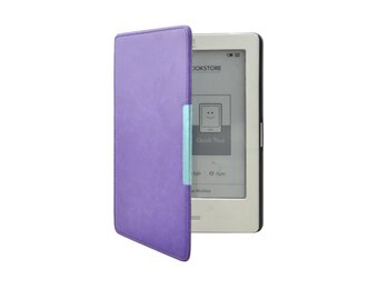 Lunso - Kobo Touch 1 (6 inch) - flip hoesje - Paars