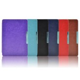 Lunso flip hoesje paars voor de Kobo Touch 1 (6 inch)