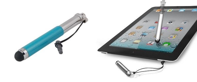 Stylus touchscreen pen uitschuifbaar voor smartphones, tablets en e-readers