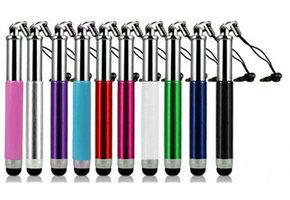 (1 stuk) Stylus touchscreen pen - uitschuifbaar