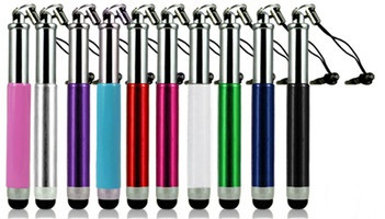 Stylus touchscreen pen uitschuifbaar voor smartphones, tablets en e-readers