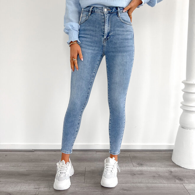 Amber Jeans Blauw