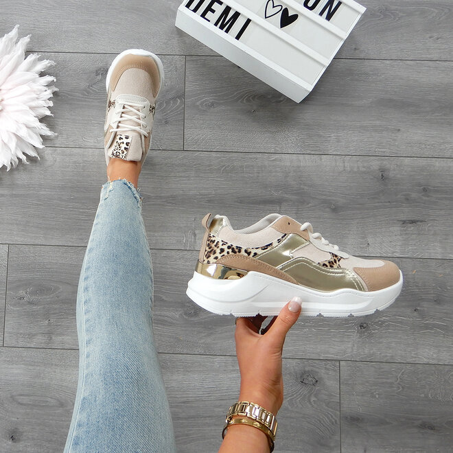 Kate Sneakers Beige Leopard