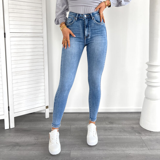 Jelina Jeans Blauw