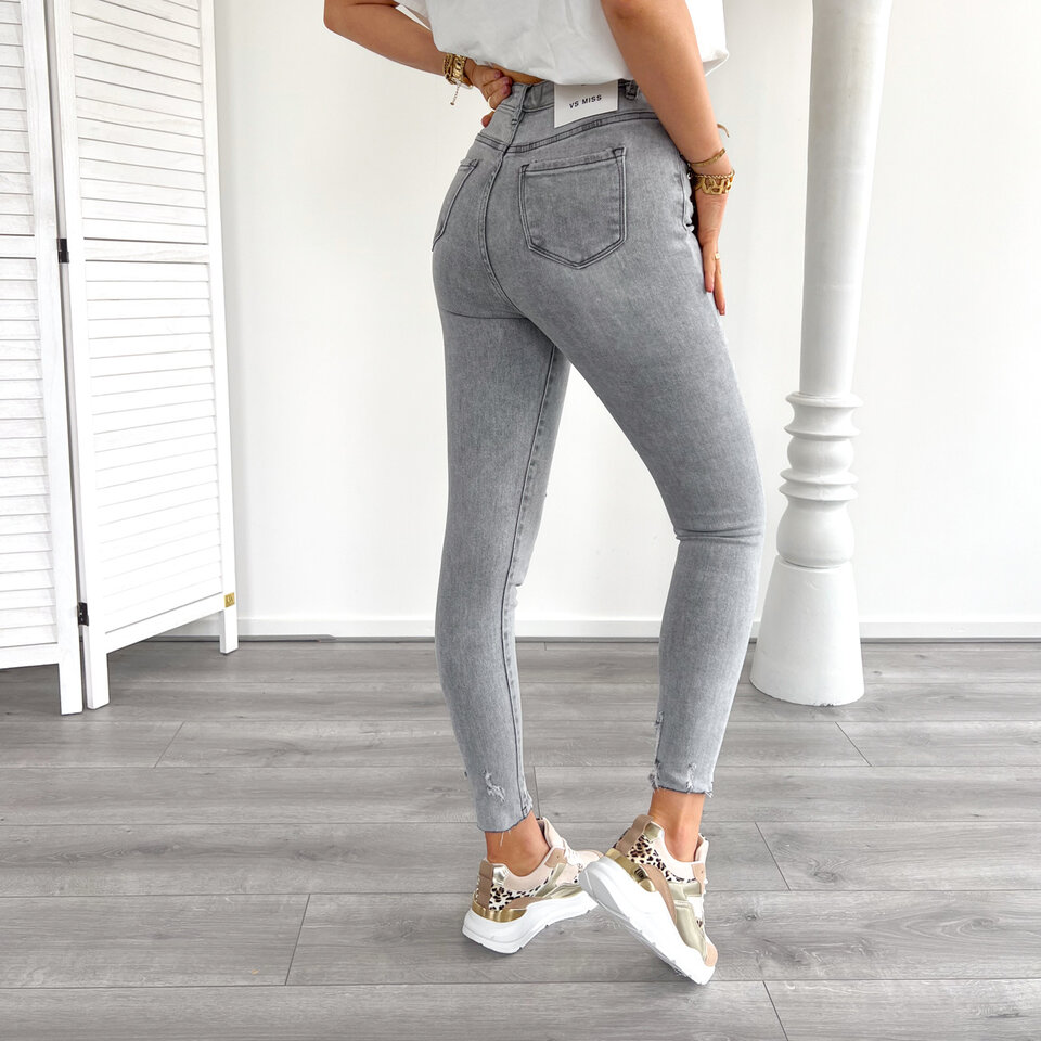 Charlotte Jeans Grijs