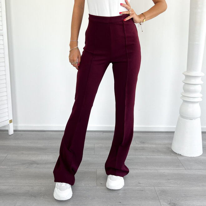 Flair Pantalon Bordeaux